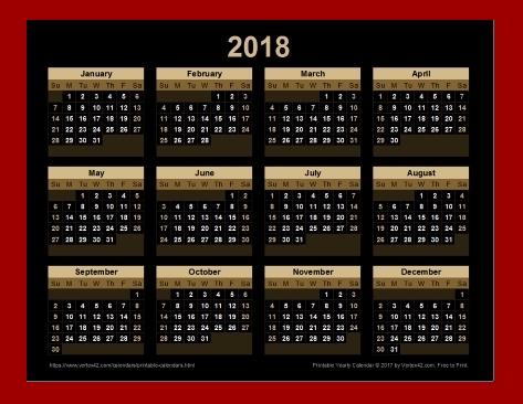 Human Resource 2018 Spring calendar