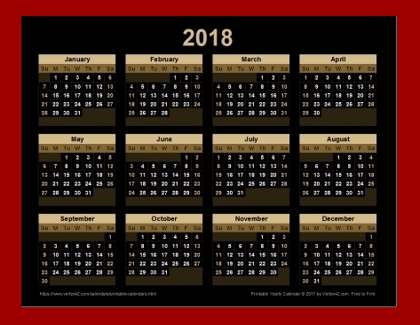 Human Resource 2018 Spring calendar